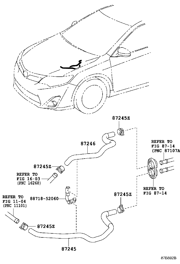 Exploded illustration 87B892B