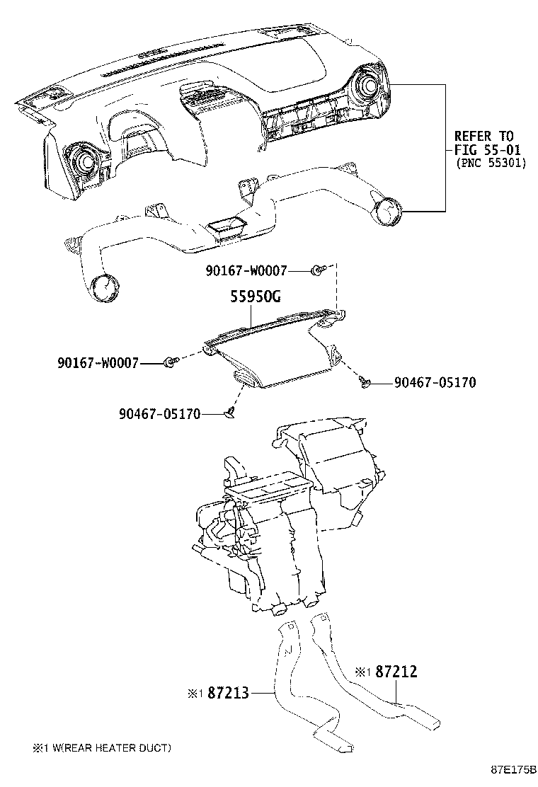 Exploded illustration 87E175B