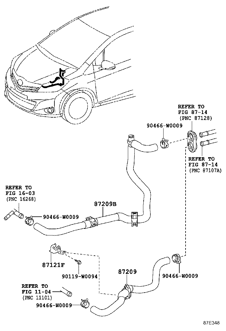 Exploded illustration 87E348