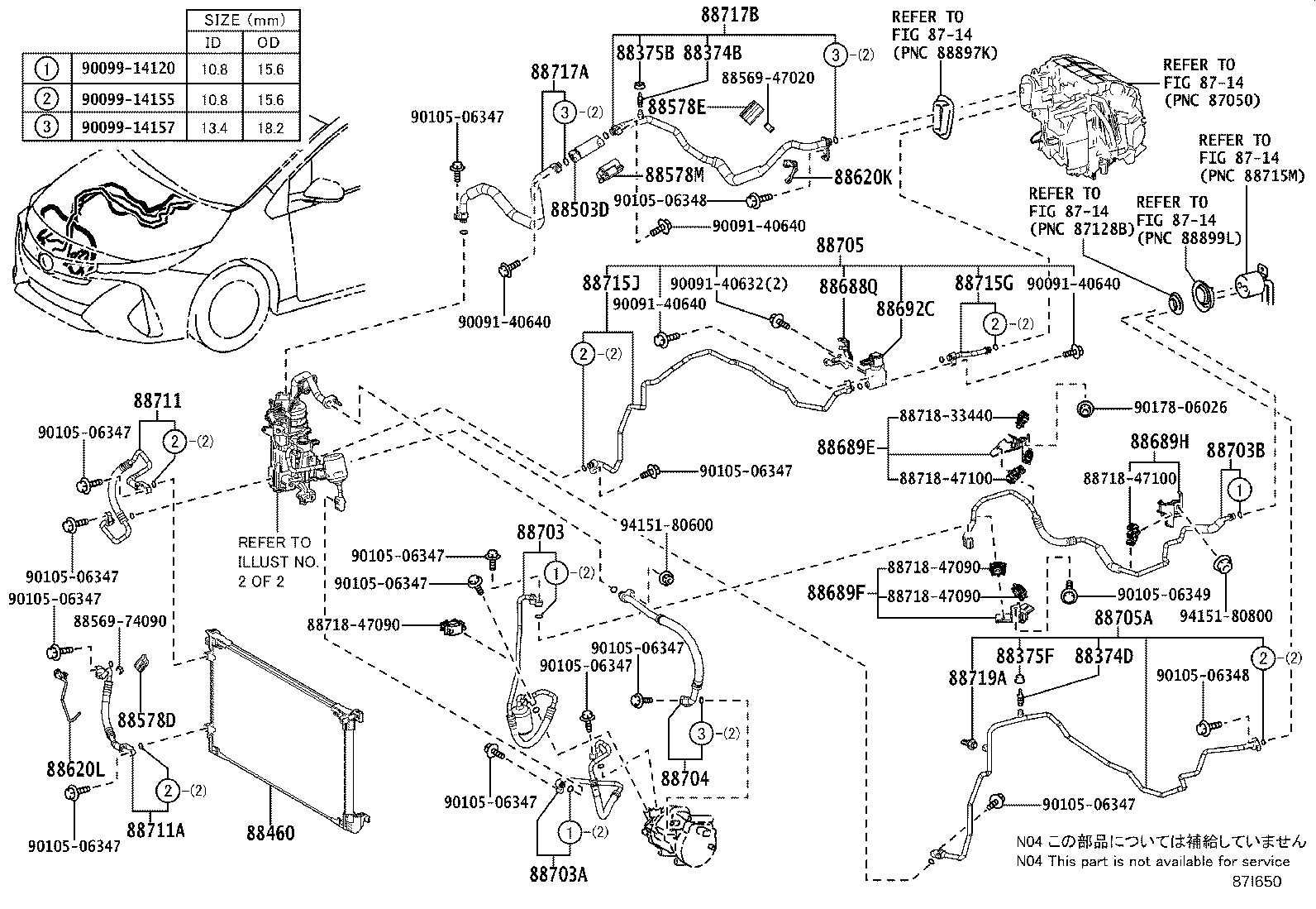 Exploded illustration 87I650