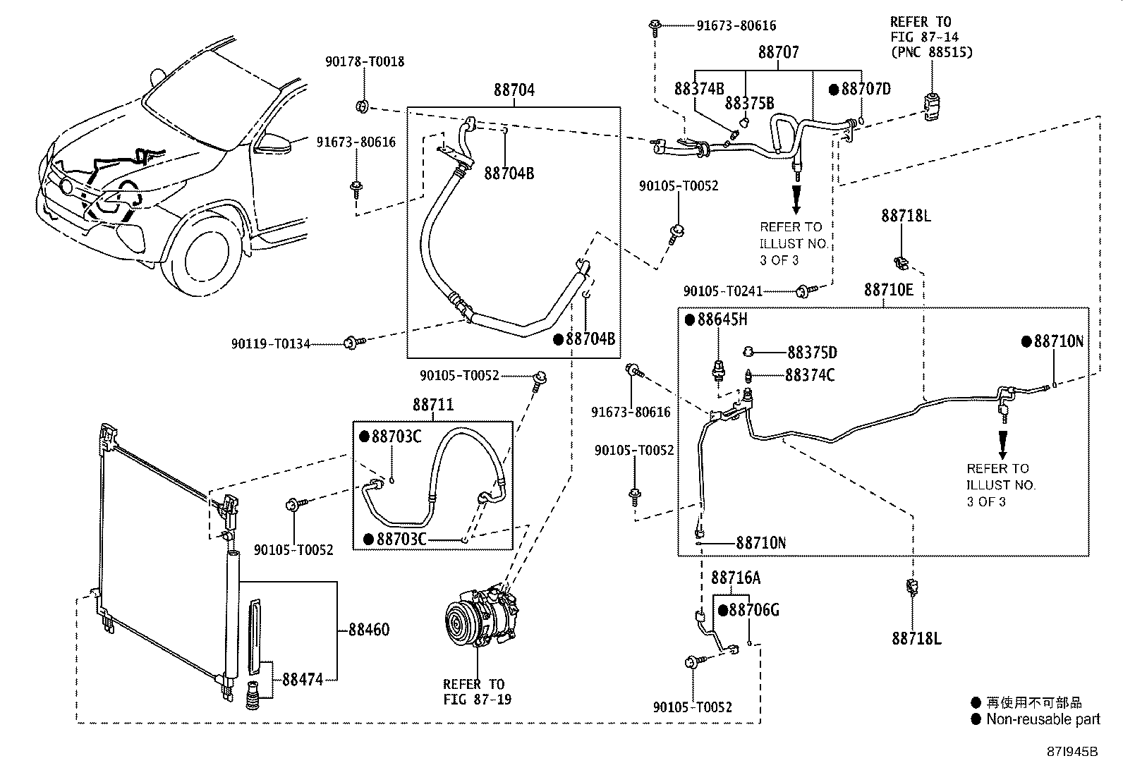 Exploded illustration 87I945B