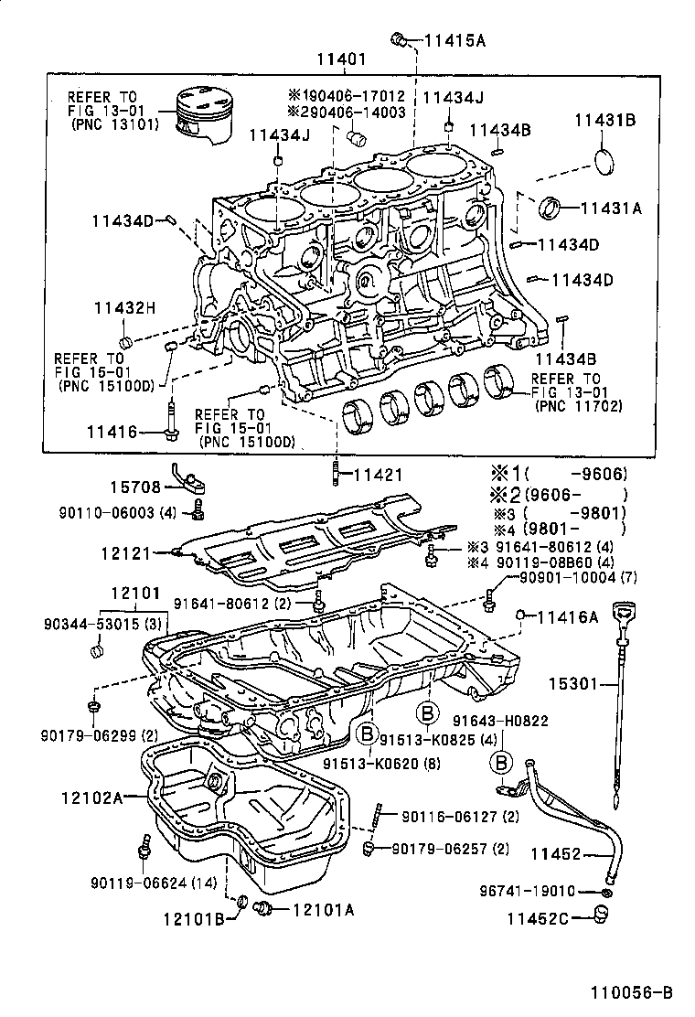 Exploded illustration 110056B