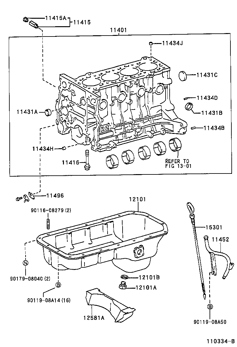 Exploded illustration 110334B