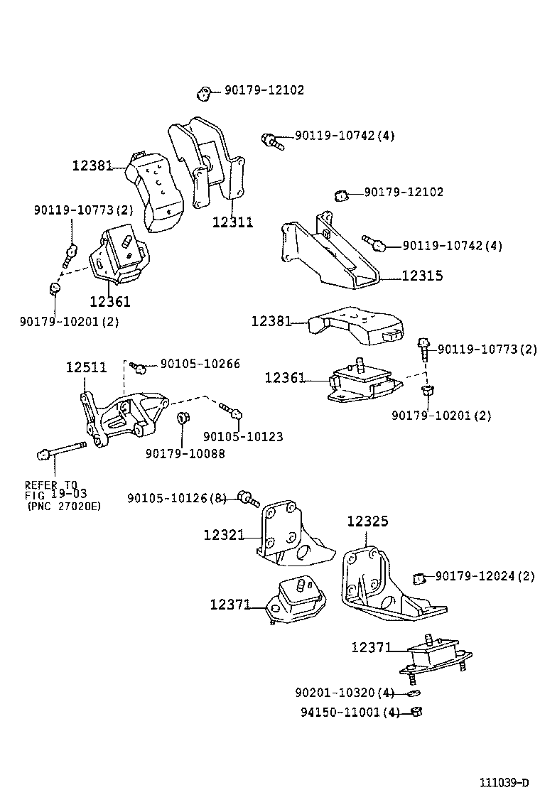 Exploded illustration 111039D