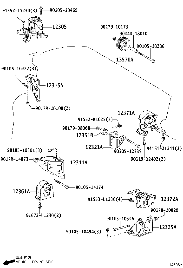Exploded illustration 114636A