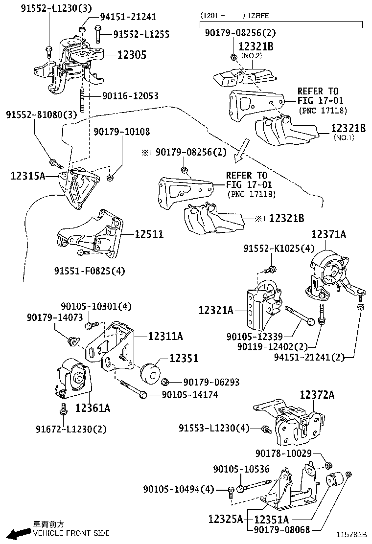 Exploded illustration 115781B