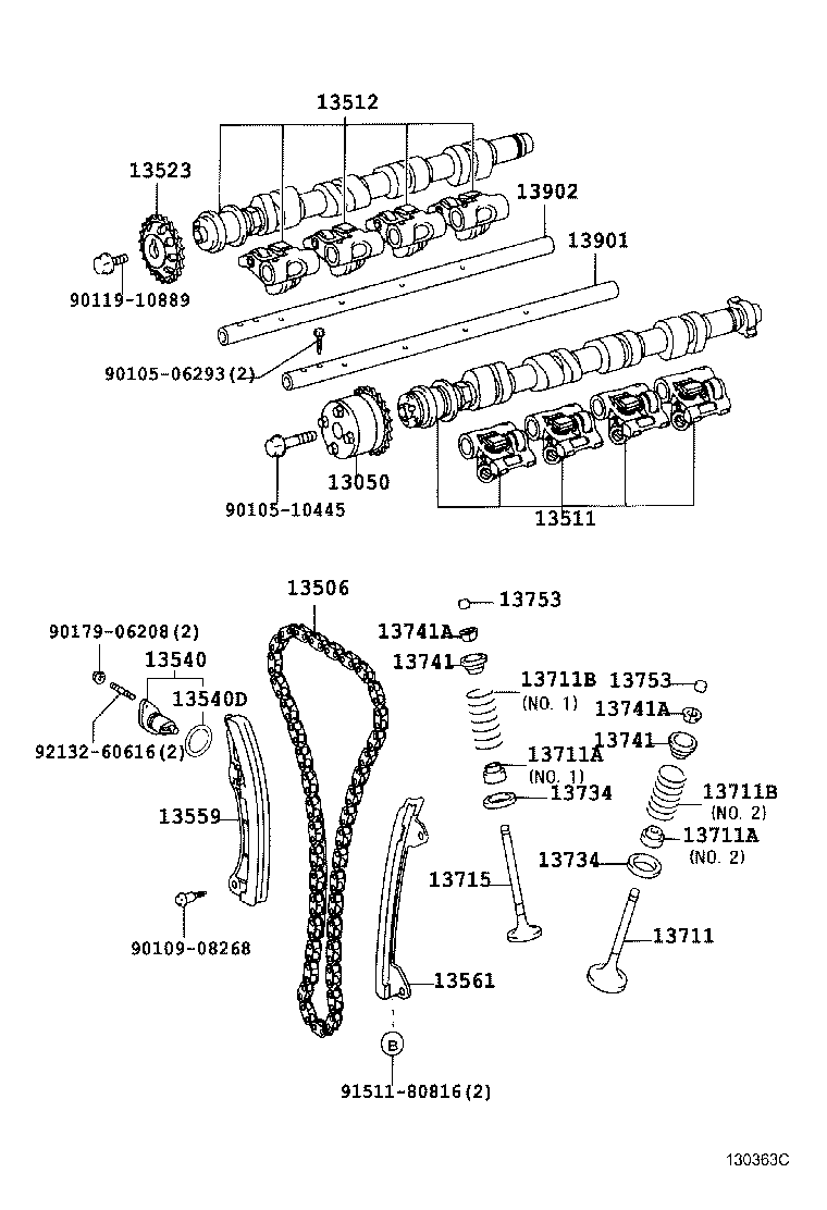 Exploded illustration 130363C