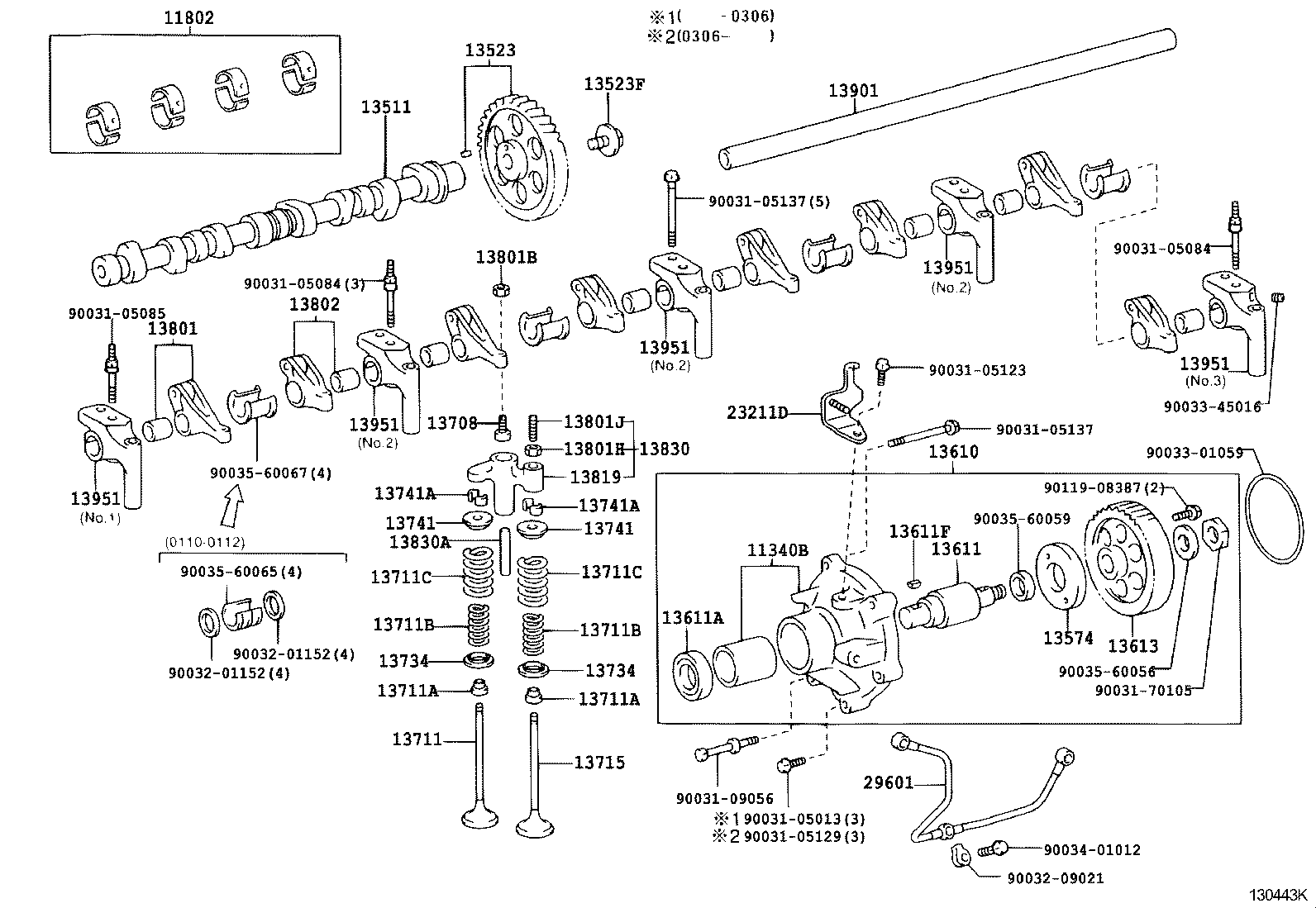 Exploded illustration 130443K