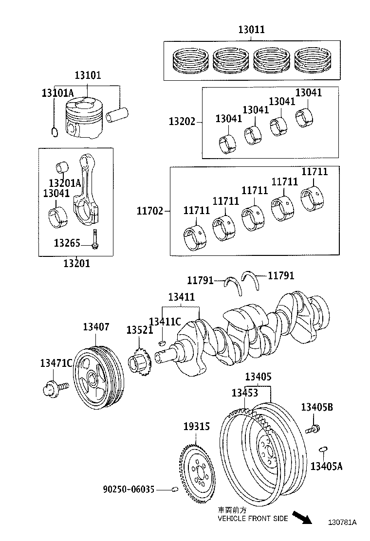Exploded illustration 130781A