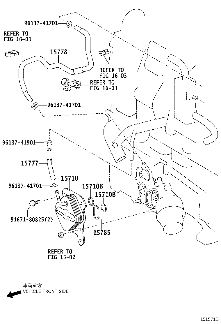 Exploded illustration 151571B