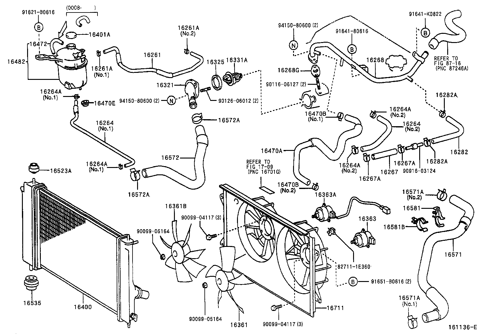 Exploded illustration 161136E