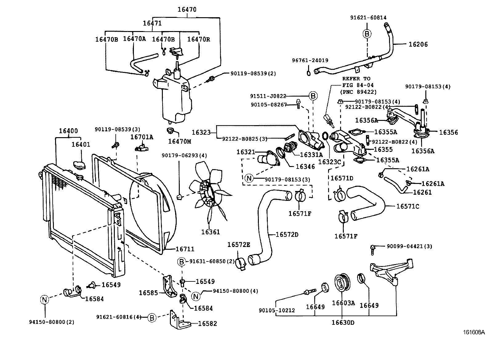 Exploded illustration 161608A
