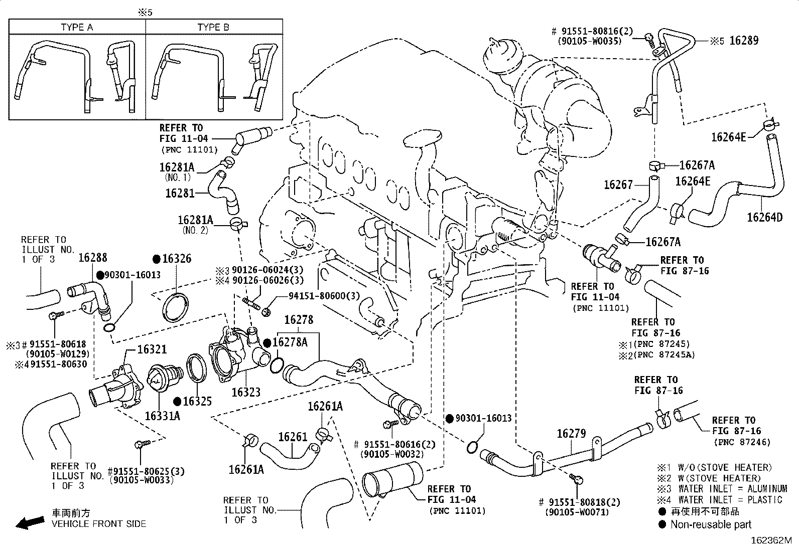 Exploded illustration 162362M