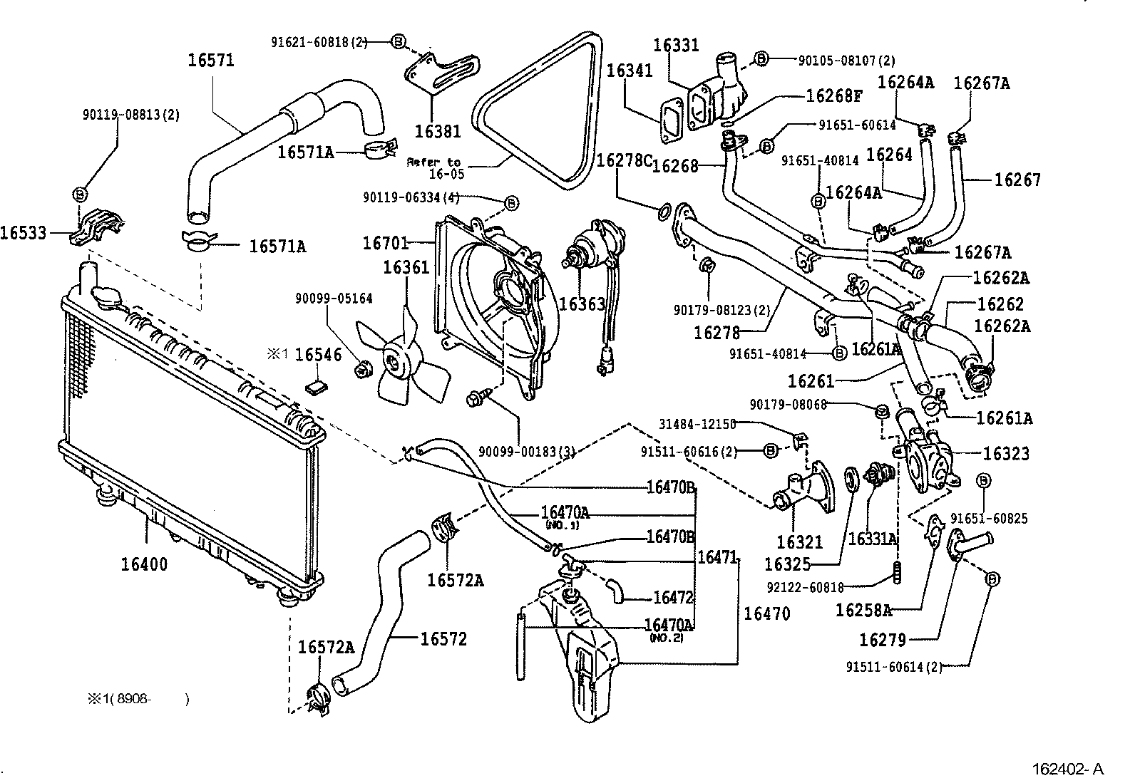 Exploded illustration 162402A