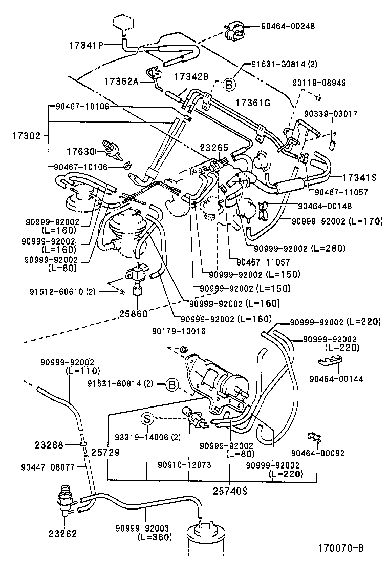 Exploded illustration 170070B