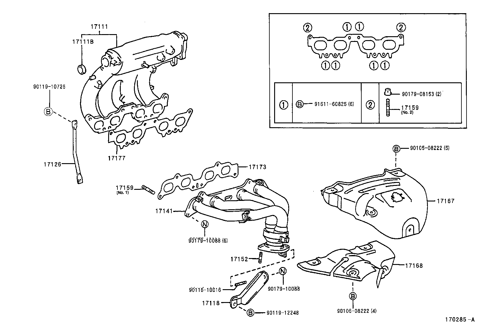 Exploded illustration 170285A