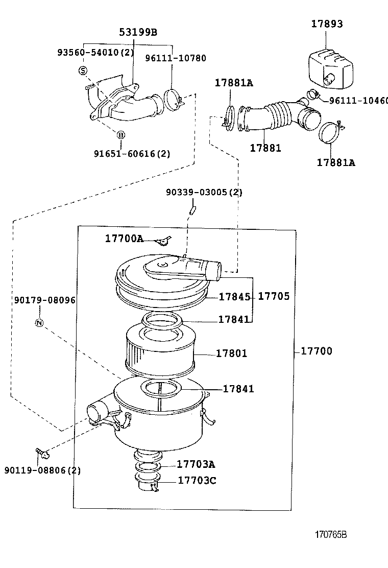 Exploded illustration 170765B