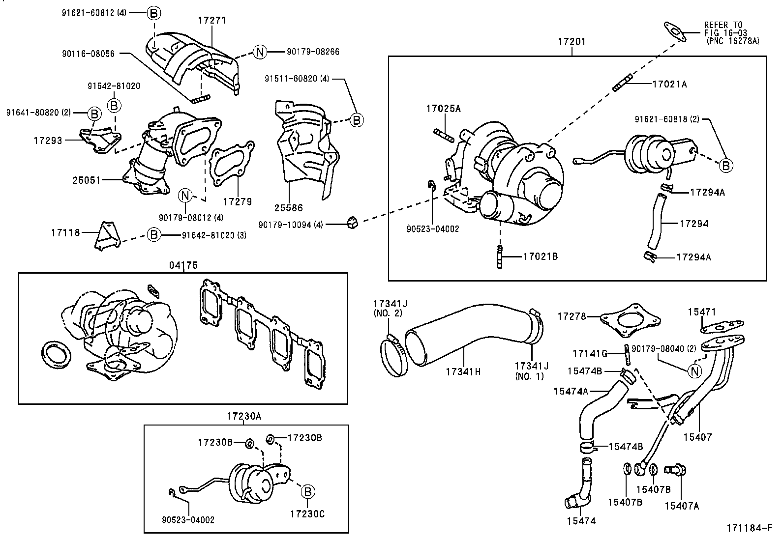 Exploded illustration 171184F