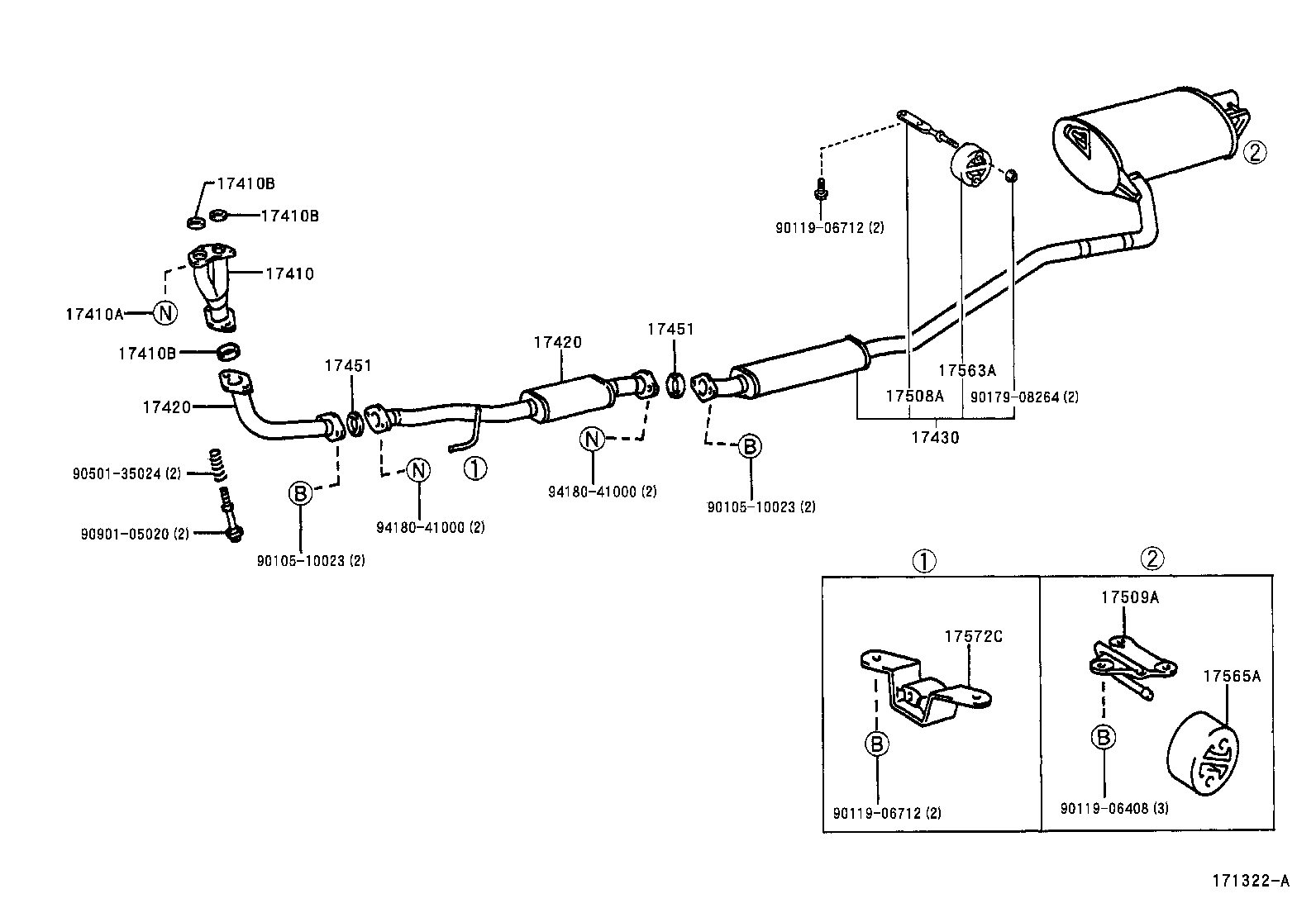 Exploded illustration 171322A