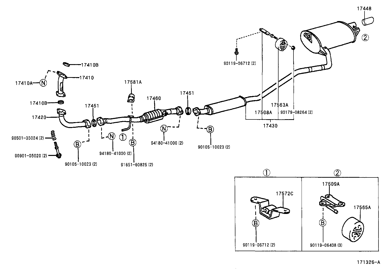 Exploded illustration 171326A