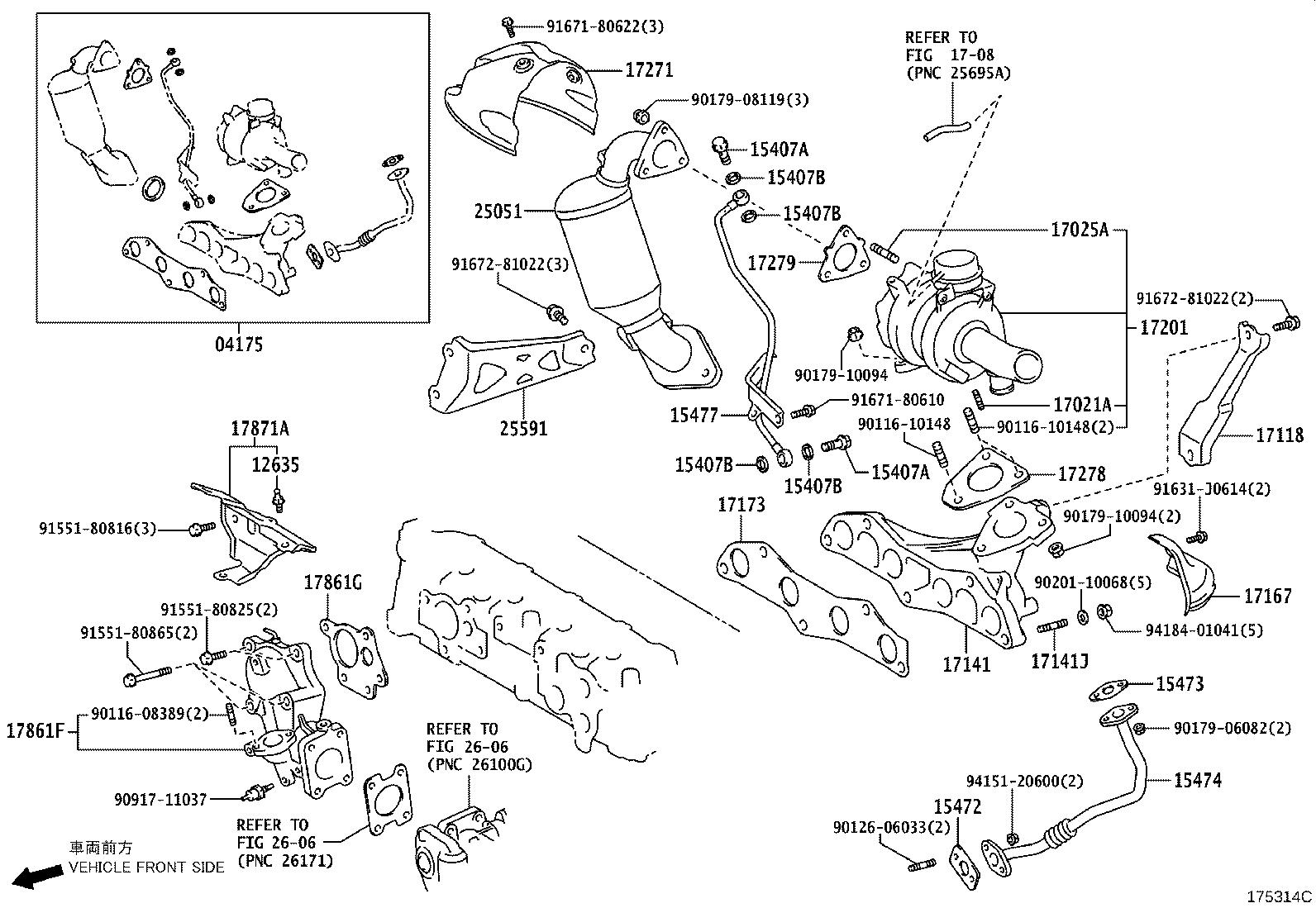 Exploded illustration 175314C