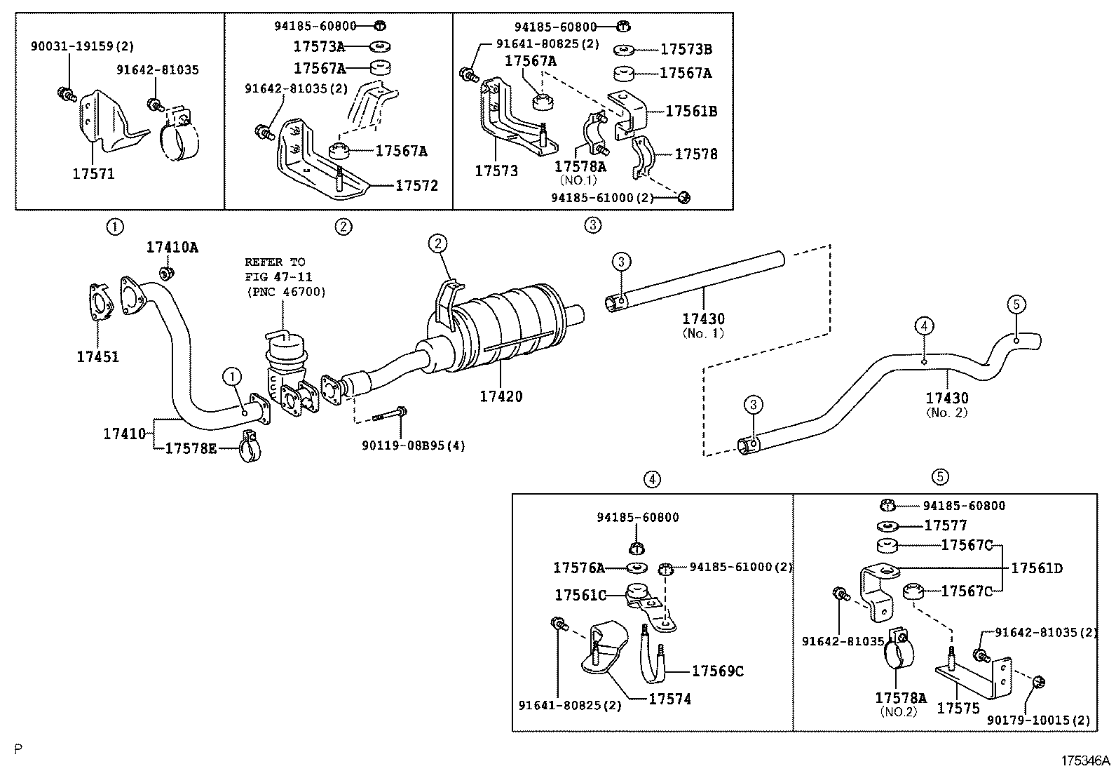Exploded illustration 175346A