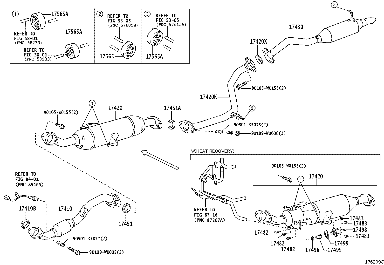 Exploded illustration 176209C