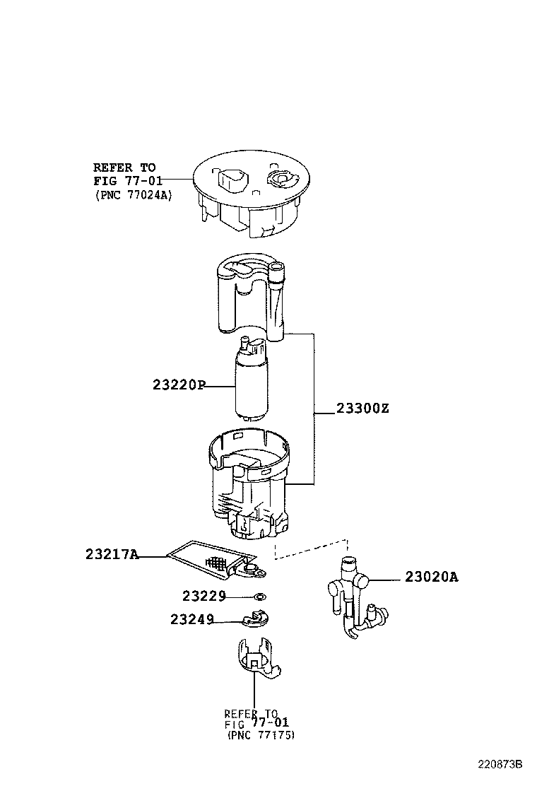 Exploded illustration 220873B