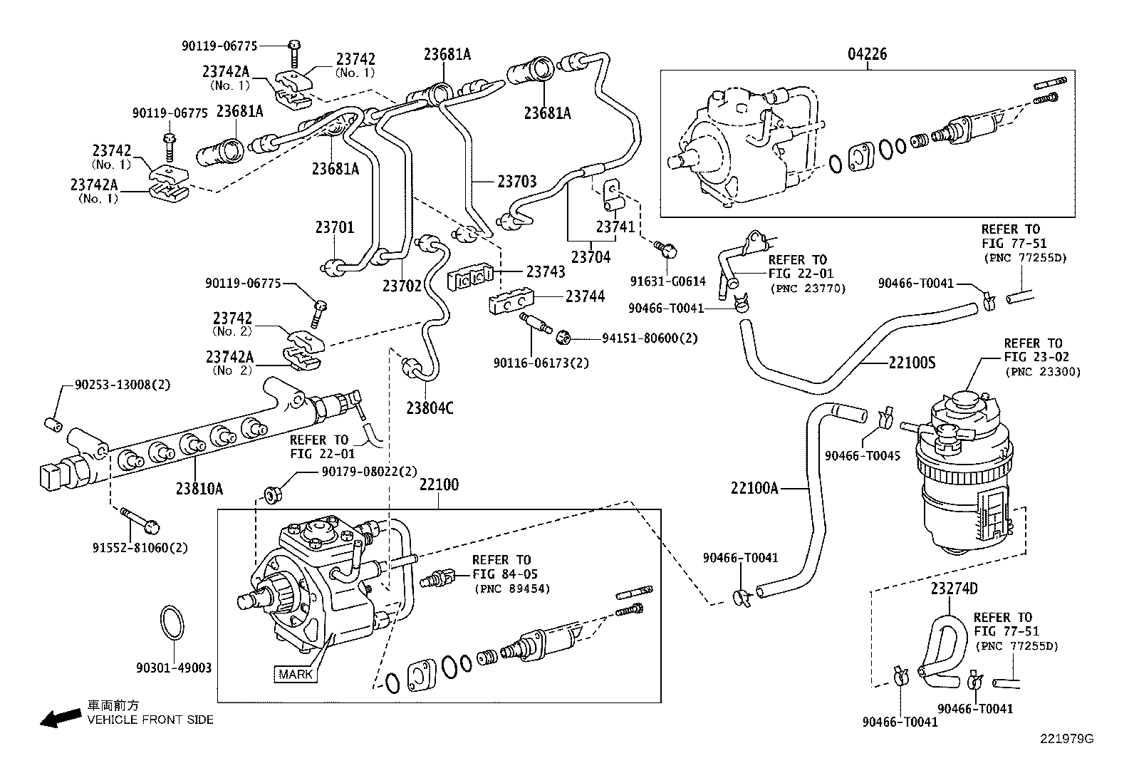 Exploded illustration 221979G