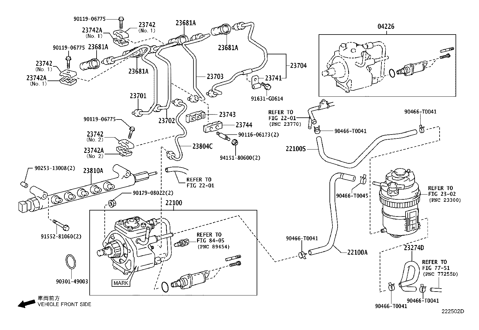 Exploded illustration 222502D