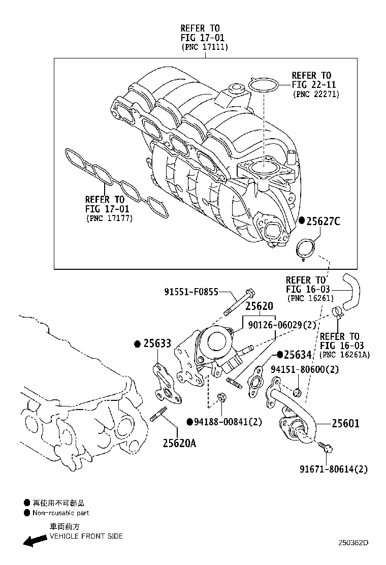 Exploded illustration 250362D