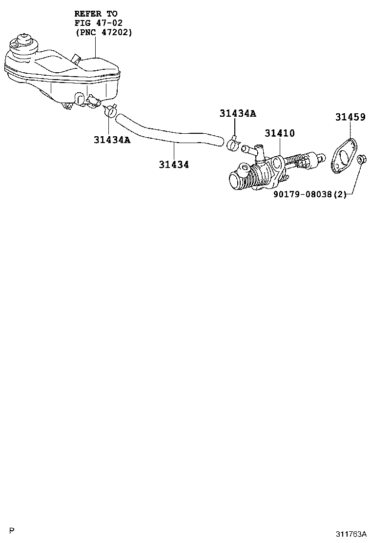 Exploded illustration 311763A