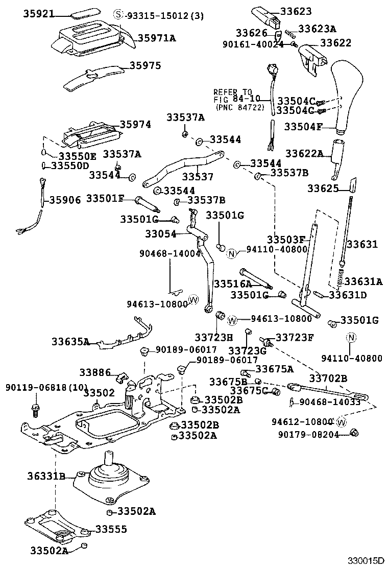 Exploded illustration 330015D