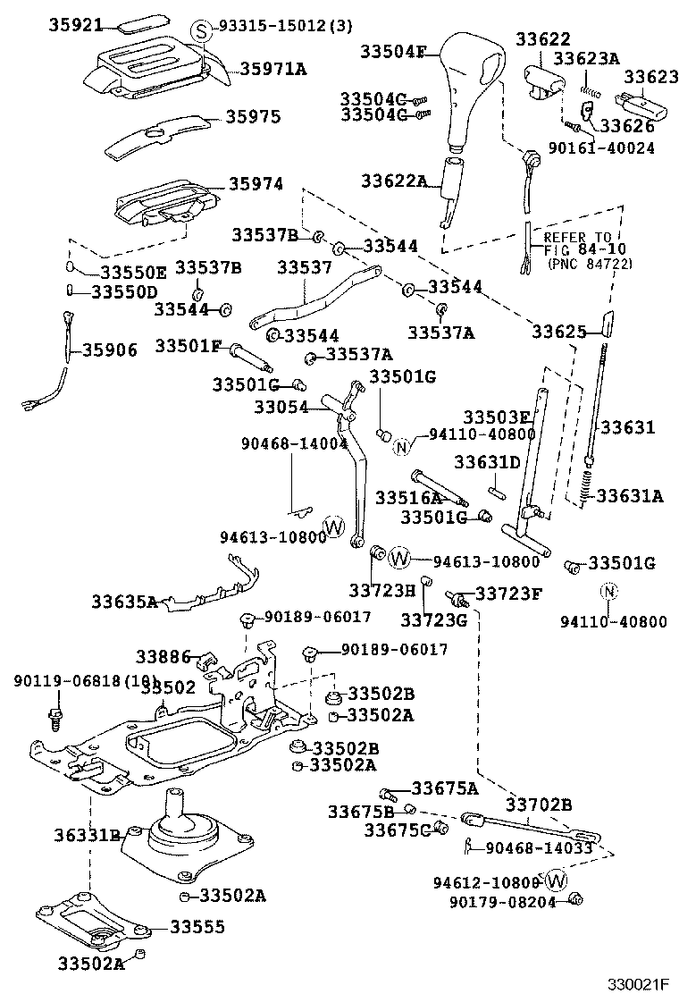 Exploded illustration 330021F