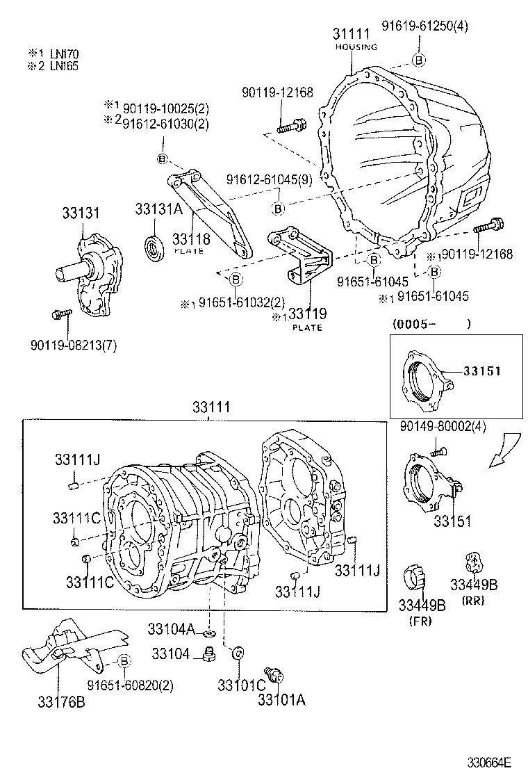 Exploded illustration 330664E