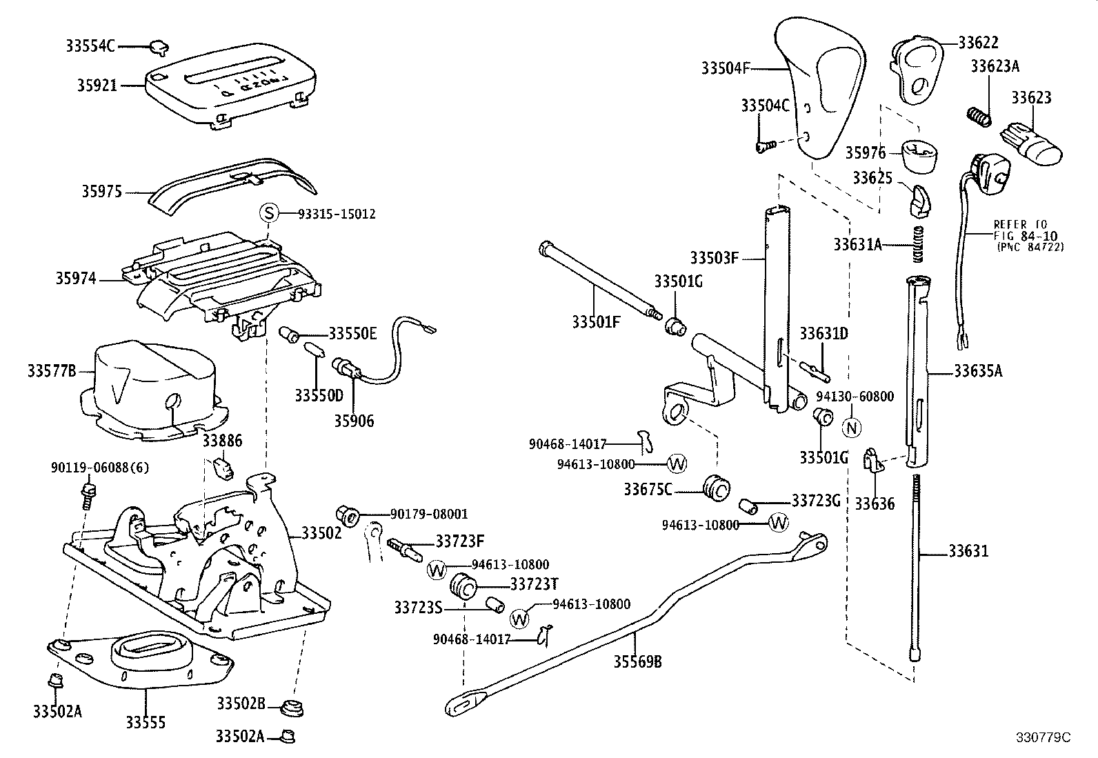 Exploded illustration 330779C