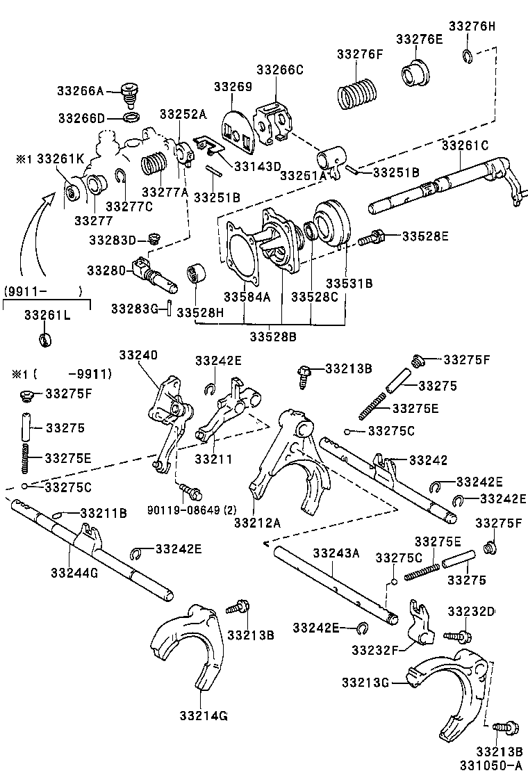 Exploded illustration 331050A