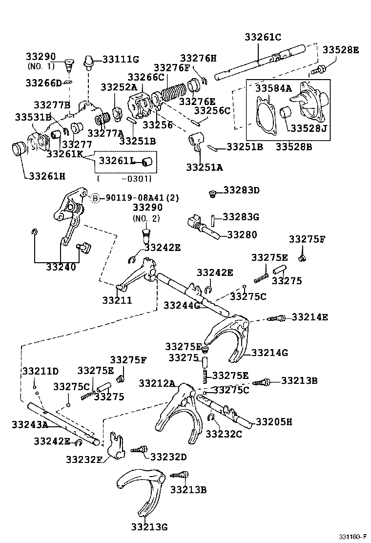 Exploded illustration 331160F