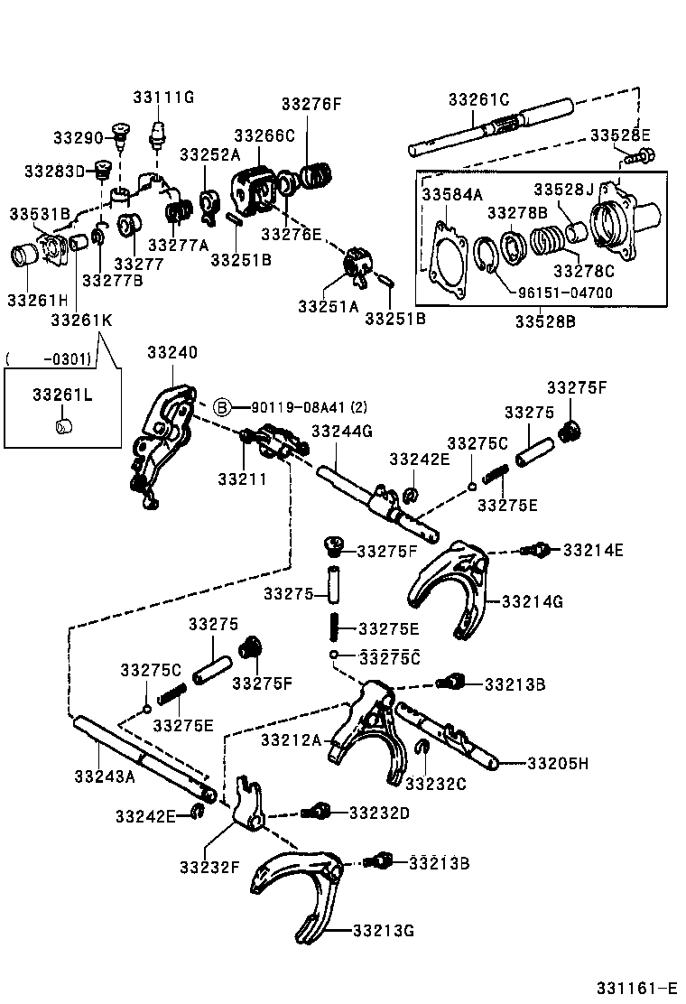 Exploded illustration 331161E