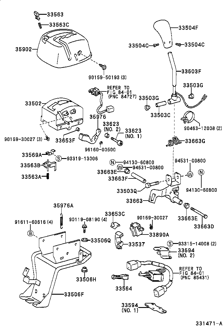 Exploded illustration 331471A