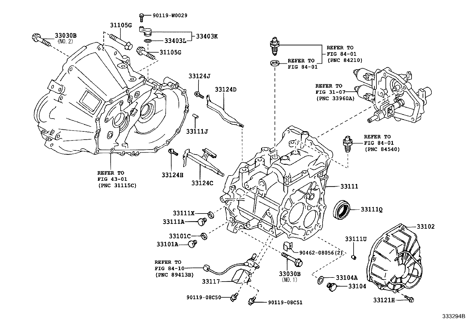 Exploded illustration 333294B
