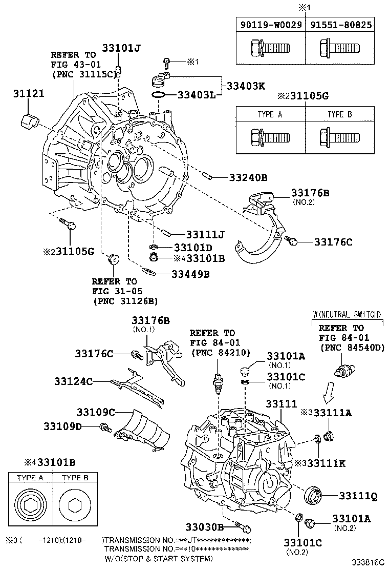Exploded illustration 333816C