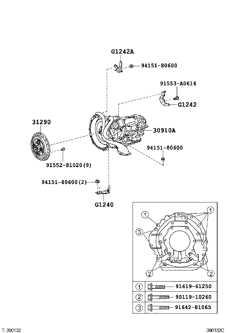 Exploded illustration 390132C