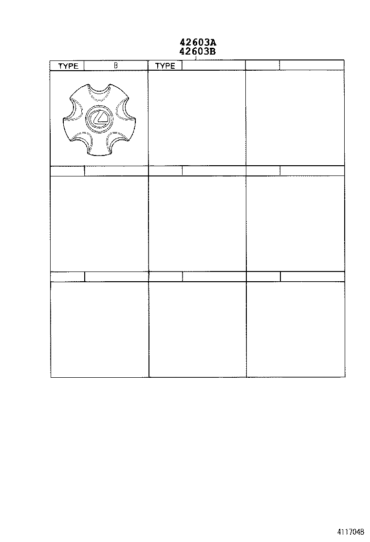 Exploded illustration 411704B