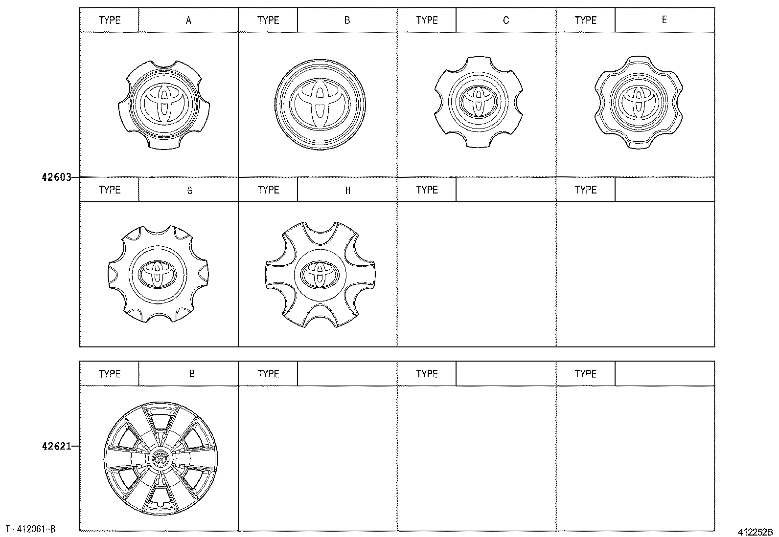 Exploded illustration 412252B