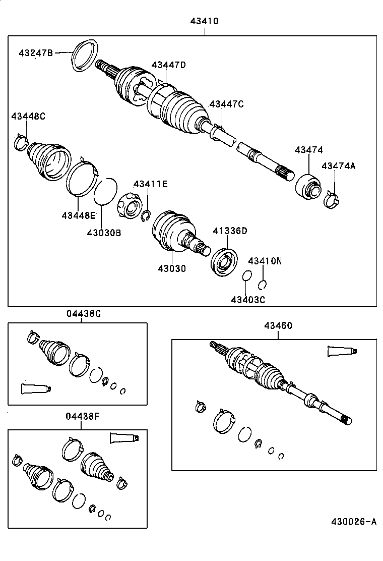 Exploded illustration 430026A