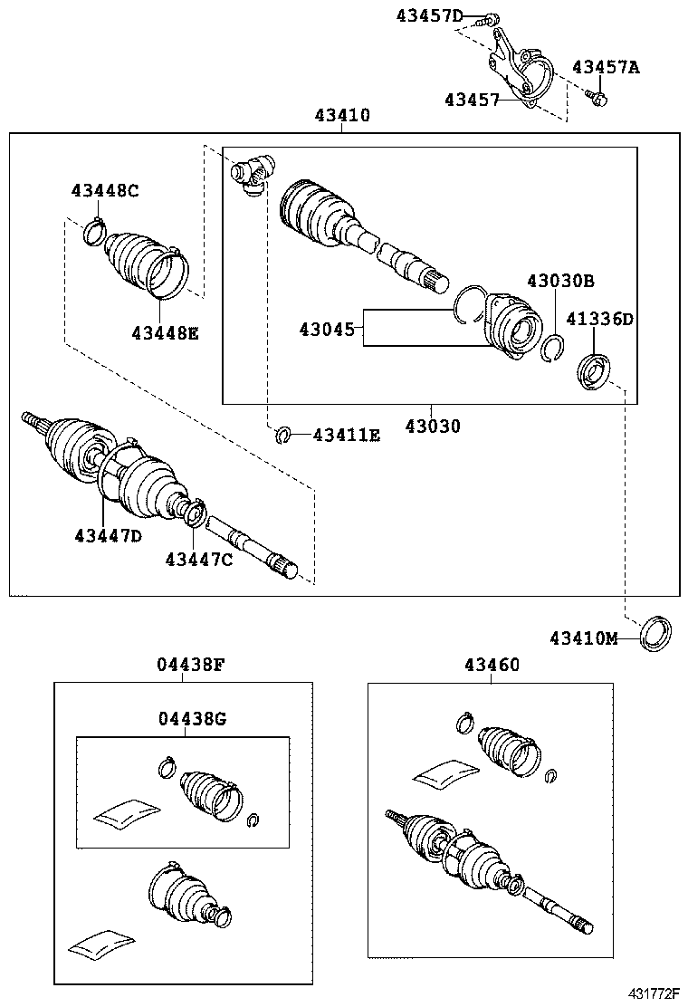 Exploded illustration 431772F