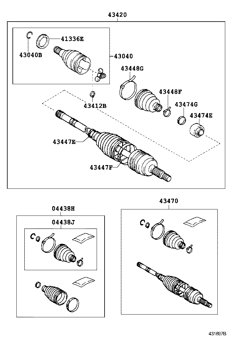 Exploded illustration 431897B