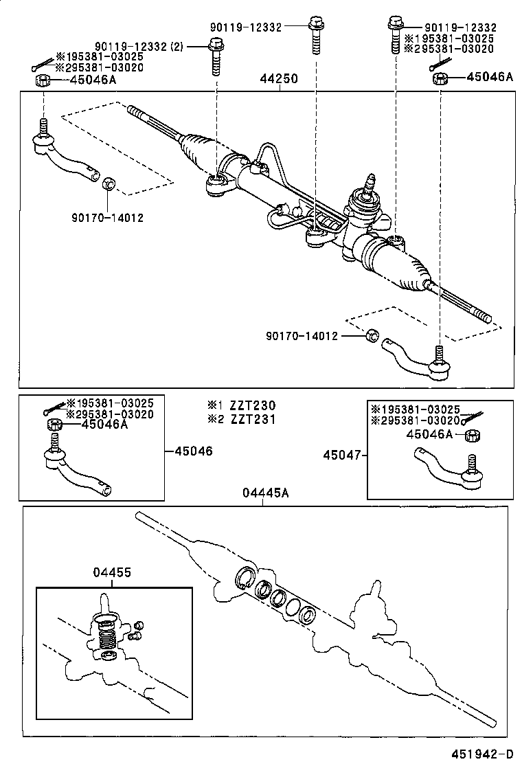 Exploded illustration 451942D