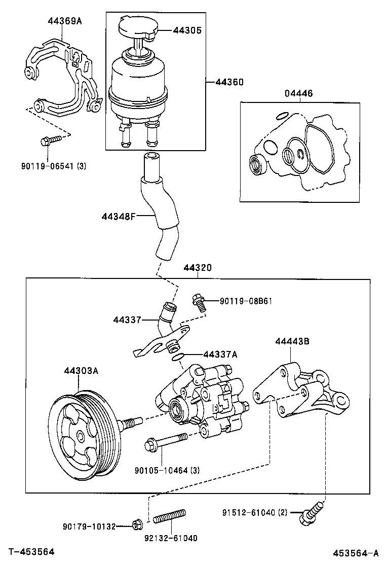 Exploded illustration 453564A